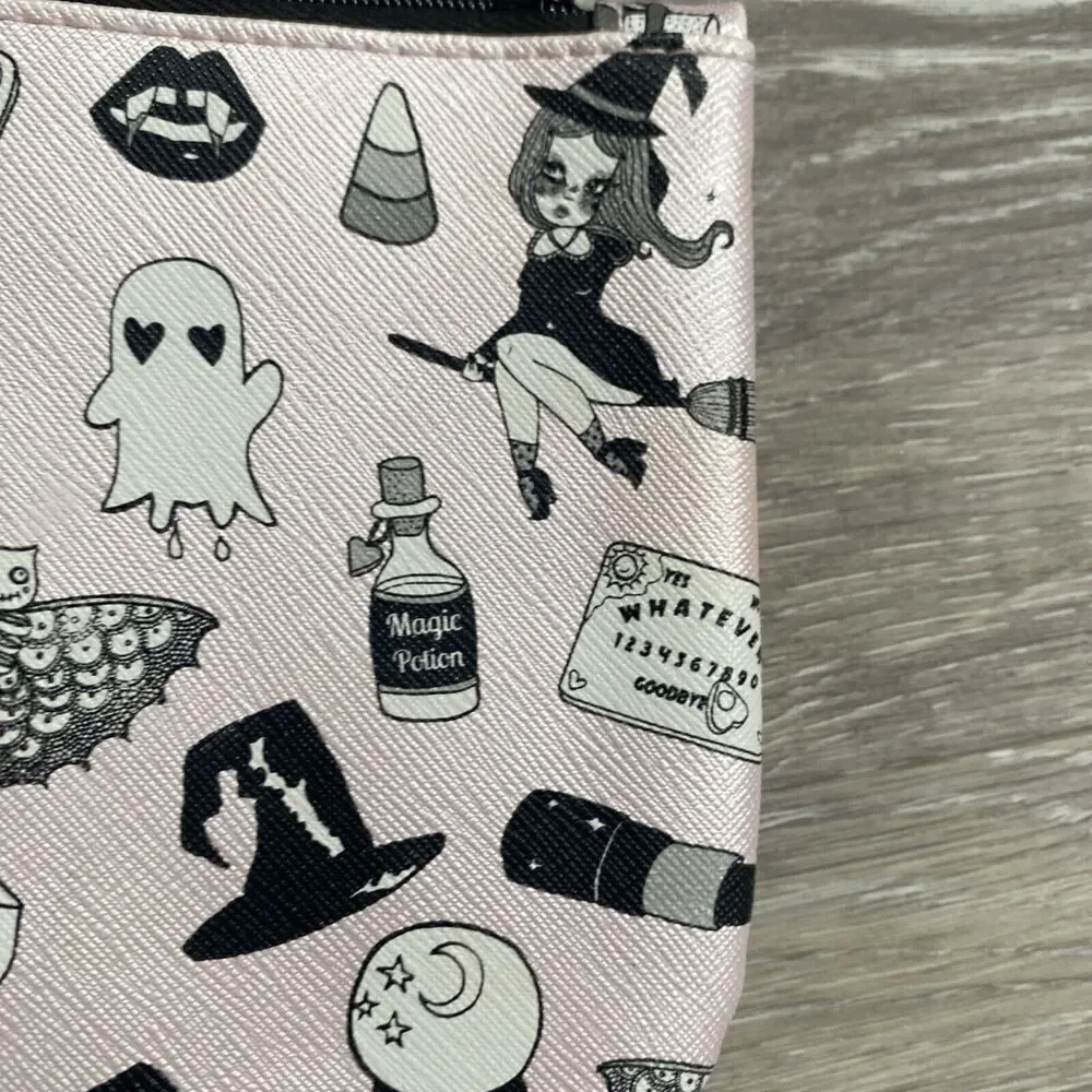 Ipsy x Valfie Makeup Bag October 2016 Black Magic Witch Halloween Glam Zip
